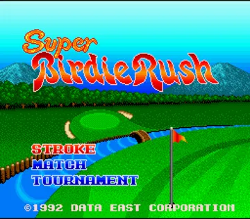 Super Birdie Rush (Japan) screen shot title